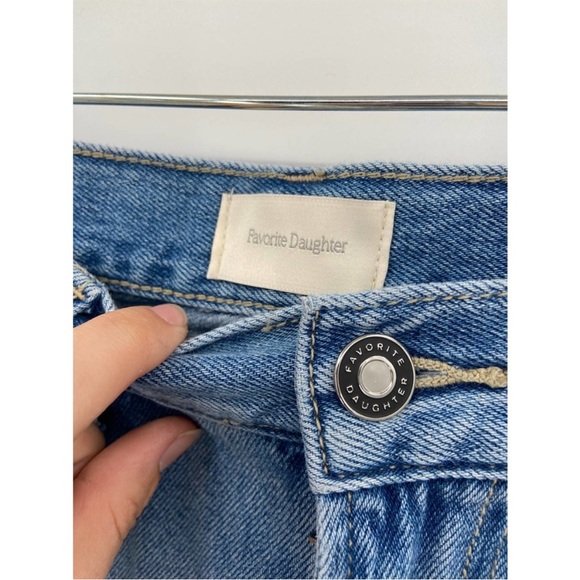 Favorite Daughter The Tommy Mid Rise Boyfriend Blue Denim Jeans Size 26 - Picture 3 of 6